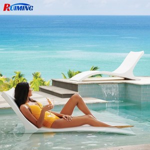 <span class=keywords><strong>Chaise</strong></span> longue de plage extérieure, <span class=keywords><strong>chaise</strong></span> longue en <span class=keywords><strong>plastique</strong></span> pour <span class=keywords><strong>piscine</strong></span> et hôtel, utilisable dans l'eau - Product Image 4