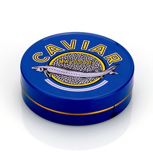 Hot Selling Metal Cans Luxury Tin Can Custom Food Grade Caviar Box Packaging