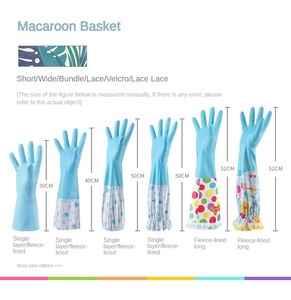 GLN14 <span class=keywords><strong>Gants</strong></span> à manches longues pour la cuisine, le lavage des aliments et la cuisine <span class=keywords><strong>Gants</strong></span> en PVC pour le nettoyage de la vaisselle <span class=keywords><strong>Gants</strong></span> de ménage en <span class=keywords><strong>vinyle</strong></span> pour la cuisine - Product Image 5
