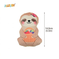 Jouet en peluche doux et froissé pour animaux de compagnie, design animal mignon sur le thème du printemps, nouveau modèle personnalisé du fabricant Famipet, jouet couineur pour chien