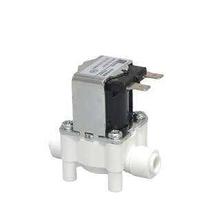 Vanne solénoïde D-002 24V, vanne d'entrée électrique pour purificateur d'eau, système RO, connexion de tuyau PE - Product Image 2