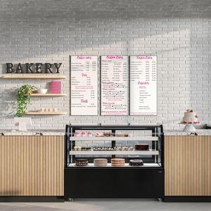 <span class=keywords><strong>Vitrine</strong></span> Réfrigérée Commerciale pour Gâteaux, pour Supermarchés, avec Porte Coulissante Arrière Ventilée à Refroidissement par Air - Product Image 5