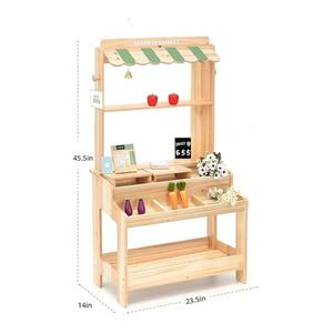 Stand d'épicerie en bois pour l'extérieur, stand de marché Montessori, jeu éducatif, mobilier de jeu Montessori pour enfants - Product Image 5