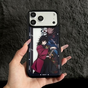 OEM Custom Acrylic Cartoon Anime Demon Slayer <b>Shockproof</b> Anti-Fingerprint UV Painted Phone <b>Case</b> for <b>11</b>-17 Pro Max - Product Image 2