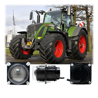 Phare LED rond pour tracteur de 3,5 pouces, 18W, faisceau bas, pour Fendt 207 208 209 210 VARIO
