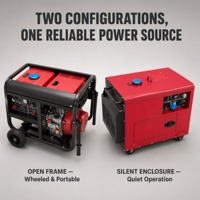 Générateur à essence Senci 2kw 5kw 7kw 8kw, 100% cuivre, 50hz, portable, pour la maison, générateur électrique
