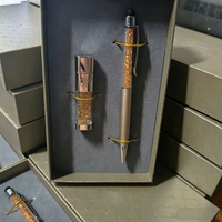 Coffret cadeau de luxe de stylo Signature d'entreprise de haute qualité clé USB chinois classique Dragon Clip stylo en métal