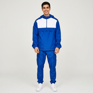 <b>Men's</b> Lightweight Nylon Windbreaker <b>Jacket</b> New Arrival Plus Size Street Style Rain <b>Jacket</b> with Front Logo - Product Image 1
