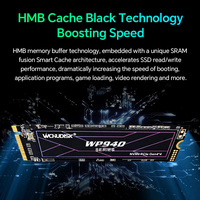 M2 NVMe 1TB 512GB SSD M.2 PCIE4.0 Interno Disco Duro Solid 256GB SSD pour PC de bureau ordinateur portable disque dur interne disque
