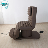 Table de massage esthétique de luxe à 3 moteurs, lit de spa incurvé pour soins du visage, salon de beauté, cosmétique et extensions de cils