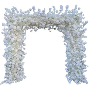 Dekorasi Dinding Pernikahan Romantis, Bunga Sakura Putih Buatan dari Sutra, Gaya Alami, Ramah Lingkungan, Tahan Lama, Dapat Digunakan Kembali - Product Image 6