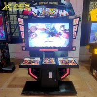 Arcade Craft Studio ACS-0066-A Machine d'arcade de combat à monnayeur, borne verticale, commandes par joystick et boutons, double joueur, rétro