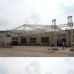 โครงอลูมิเนียมสำหรับจัดแสดงงาน ขนาด 400x400 มม. พร้อมขนาดสั่งทำพิเศษ 13x13x8 ม. สำหรับเวทีงานอีเว้นท์ - Product Image 1