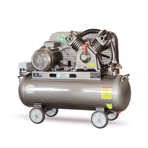 Compresor de Aire Industrial Eléctrico de Pistón Rotatorio Accionado por Correa, 7.5KW/10HP, Tanque de 300L, Alta Capacidad - Product Image 2