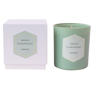 Bougies aromatiques relaxantes au parfum personnalisé de haute qualité Bougies d'aromathérapie à mèche en coton pour cadeau - Product Image 1