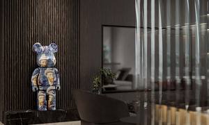 Estanterías de Estilo Moderno de Madera Maciza con Grano de Madera, Conjuntos de Muebles de Pared para TV en el Comedor - Product Image 2