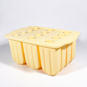 <span class=keywords><strong>Molde</strong></span> de silicona OEM de 12 cavidades para helados, fácil de desmoldar, con tapa, para verano - Product Image 6