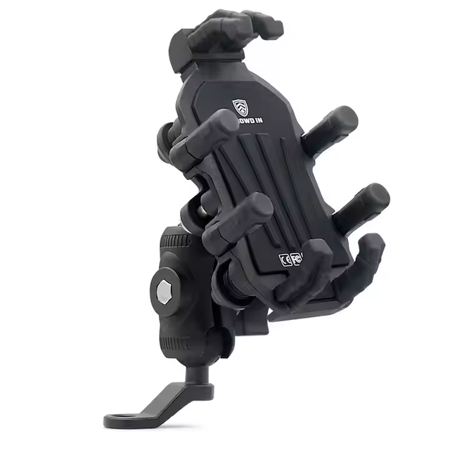Adjustable Anti-shake Nylon Reinforced Phone Mount Motorbike Cell Phone Holder Vibration Damper Design Handlebar Fix Universal
