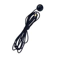 Antenne externe à bobine magnétique RFlink (Polycarbonate Noir Acier) Gain 5dBi VSWR 2.0 Compatible avec les routeurs 3G 4G LTE