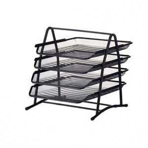 Organisateur de bureau en maille à 4 niveaux de haute qualité, plateau pour documents A4 - Product Image 2