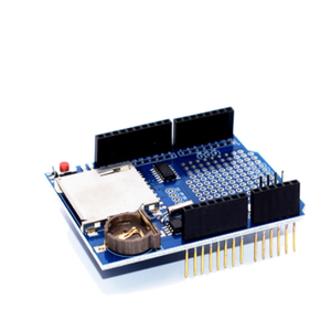 Nouveau module d'enregistreur de données de sortie d'usine Bouclier d'enregistreur d'enregistrement V1.0 pour carte <span class=keywords><strong>SD</strong></span> <span class=keywords><strong>Arduino</strong></span> UNO - Product Image 1
