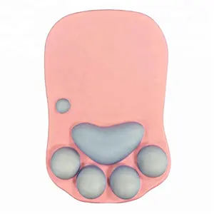 Phim Hoạt Hình Dễ Thương Cat Paw Soft Silicone Rest Cổ Tay Đệm Máy Tính Chuột Mat Trang Trí Bàn