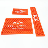 Tapis de bar en caoutchouc à sublimation personnalisée Tapis de bar en PVC antidérapant Tapis de chemin de bar non tissé au design libre