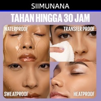 Fond de teint en poudre Super Stay Flex de SIIMUNANA, maquillage mat longue tenue