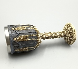 Tùy Chỉnh Halloween Đảng Trang Trí Thép Không Gỉ Rượu Vang Cup Vui Rượu Vang Cốc Thanh Nhựa Skeleton Cầm Tay Hộp Sọ Rượu Vang Cốc - Product Image 4