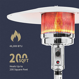 Perilla de plástico con encendido piezoeléctrico para calentador de patio de gas propano para exteriores Firstar o OEM FSD-A modelo 13KW - Product Image 2