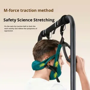Dispositif de traction cervicale en polypropylène pour adulte, utilisation à domicile, support de colonne cervicale, étirement, traction fixe suspendue, <span class=keywords><strong>correcteur</strong></span> sans perçage - Product Image 3
