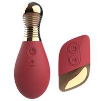 Promotion Spaß-App Fernbedienung Vibrierender Massage-Stimulator Weiblicher Vibrator Tragbar 10-Gang Wasserdicht USB-Aufladbar