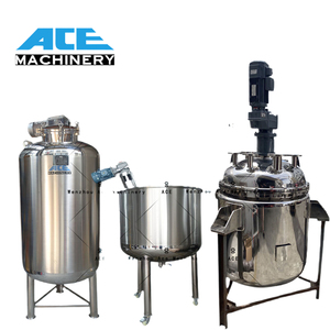 Ace Electric Vertical Lifting High Shear <b>Mixer</b> Stainless Steel Cosmetics Cream Paste Emulsifier Homogenizer for Food Mixing - Product Image 2