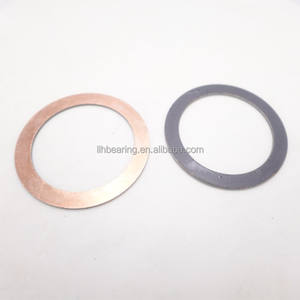 Rondelle di Supporto Senza Manutenzione in <span class=keywords><strong>PTFE</strong></span> Composito, Rondelle di Spinta in Acciaio 44x58x1.5, Un Lato con Rivestimento in <span class=keywords><strong>PTFE</strong></span>, Un Lato Zincato - Product Image 5