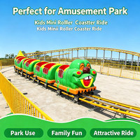 Kids Electric Track Caterpillar Ride CE Certified Outdoor Amusement Park Caterpillar Train for Mall Scenic Spot Carnival