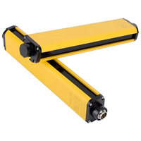 WTX Sicherheits-Lichtvorhang IP65 Schutzklasse PNP NC Barriere-Sensor DC10~30V Schutzhöhe Durchlicht-Laserscanner ABS Aluminium