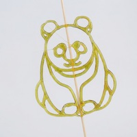 Imprimante 3D alimentaire Panda nouvelle, personnalisable, intelligente, électrique, automatique, contrôlée par Android, facile à utiliser, pour pâte à sucre et peinture alimentaire
