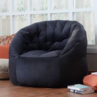 Meilleure Vente Fauteuil Poire Moderne de Style Français Européen Antique pour Adultes, Grand, en Lin Écologique, Fauteuil Coupé-vent, Rembourrage Amovible