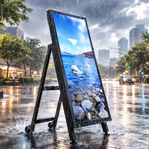 Affichage numérique extérieur de 32 à 65 <span class=keywords><strong>pouces</strong></span>, lisible en plein soleil à 2000 nits, étanche IP66, stimule le trafic de clients et les ventes - Product Image 3