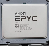 Untuk CPU Server AMD EPYC 7443 Bekas yang Telah Diuji Sepenuhnya, 24C48T SP3 Socket, Cache L3 128MB, DDR4, PCIe4.0 Processor.