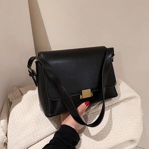 נשים קלאסי אחת כתף ארנק שליח כיכר תיק אופנה ליידי של ח"כ Crossbody שקיות עם אותיות - Product Image 5