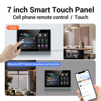 Panel de Control Inteligente de 7 Pulgadas, Tuya Zigbee Gateway con Reproductor de Música y Activador de Escenas para Sala de Estar/Automatización del Hogar