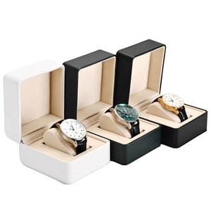 Boîte cadeau de luxe pour <span class=keywords><strong>montre</strong></span> homme et <span class=keywords><strong>femme</strong></span> avec logo personnalisé, finition mate, gaufrage et revêtement UV - Boîte <span class=keywords><strong>rigide</strong></span> en forme de valise - Product Image 4