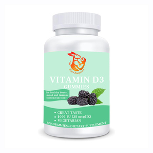 Gomitas de Vitamina D3 a Precio de Mayoreo para un Apoyo Óseo Saludable, Bienestar General, Suplemento de Vitaminas y Minerales - Product Image 1