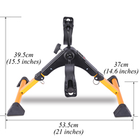 Mini vélo d'exercice sous le bureau pour la rééducation des personnes âgées, mini vélo de bureau pour l'entraînement des bras et des jambes
