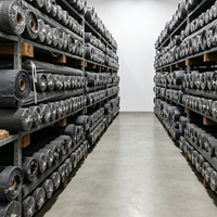Tissu en taffetas 100 % polyester de qualité supérieure, léger et doux, largeur 150 cm, idéal pour la doublure de vestes et vêtements - Vente en gros usine
