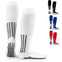 Chaussettes de football respirantes à haute élasticité, chaussettes longues en tricot pour enfants et adultes