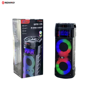 Redwingy JQS6221 Dual 6.5 pollici 30W migliori altoparlanti alimentati portatile <span class=keywords><strong>Mic</strong></span> e Pa sistema RGB luce all'aperto altoparlanti di indirizzo pubblico - Product Image 5