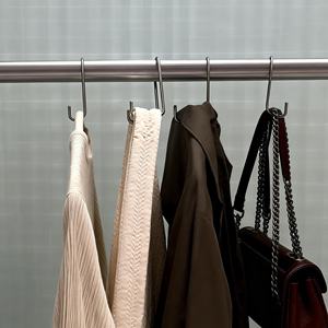 Crochet de rangement portable multifonctionnel en acier inoxydable pour vêtements, chapeaux, sacs à dos, paniers – Design moderne - Product Image 2