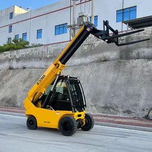 Mini carrello elevatore telescopico mini telescopico 3T 3ton 4m uso agricolo con accessori per la vendita